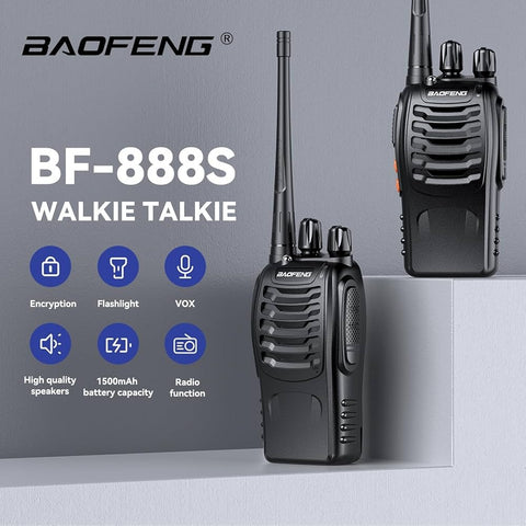 Radio Walkie BF-888S (Pack x 2)