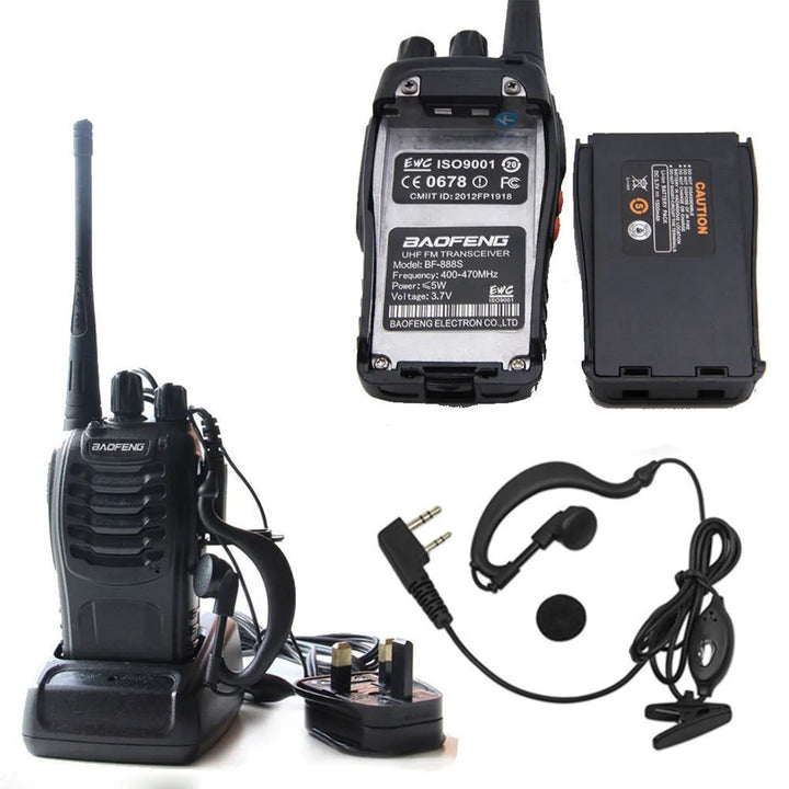 Radio Walkie BF-888S (Pack x 2)