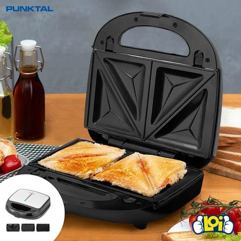 Sandwichera Wafflera Panini 3000mil