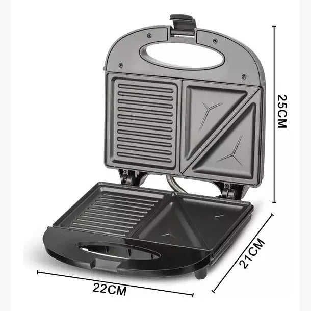 Sandwichera Wafflera Panini 3000mil