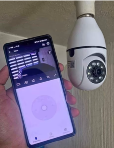 Foco Cámara de Seguridad 360°