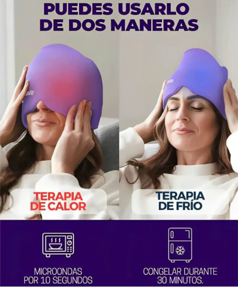 Gorro para el Dolor de Cabeza y Migraña