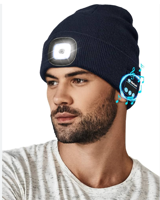 Gorro con Linterna y Audifonos