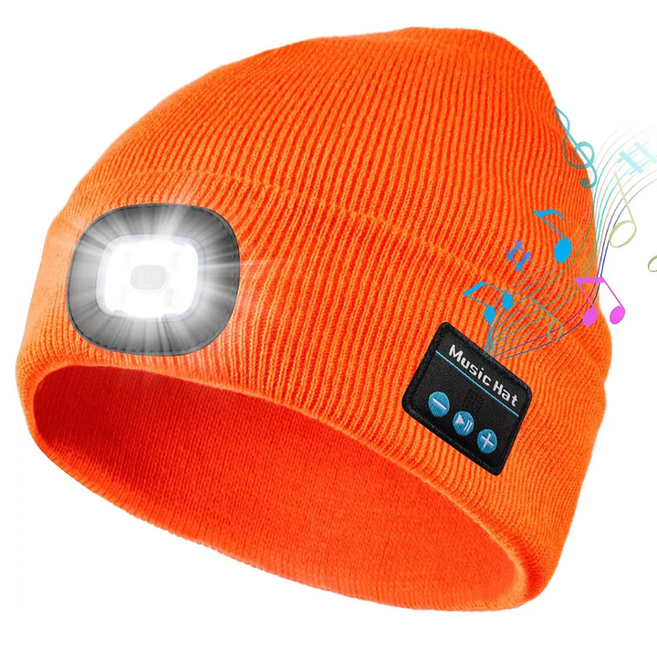 Gorro con Linterna y Audifonos