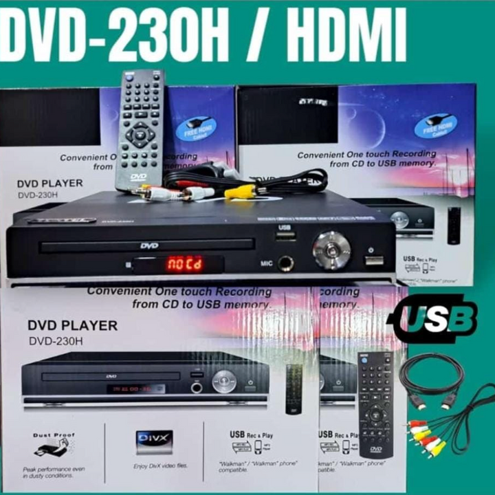 Reproductor de DVD y CDs / DVD-230H- HDMI