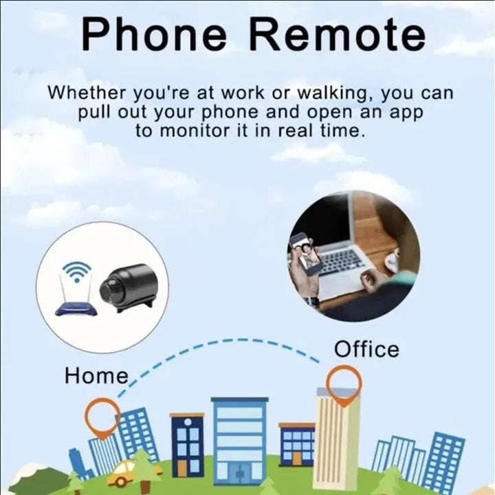 Mini Cámara Espía X5 HD WiFi Inalámbrica | Seguridad y Vigilancia 24/7