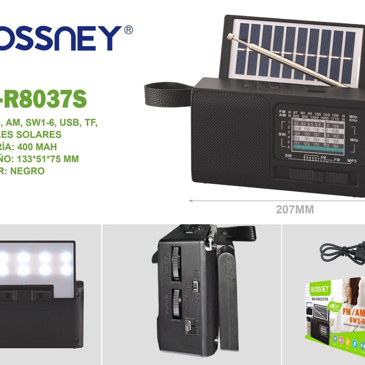 Radio con Panel Solar